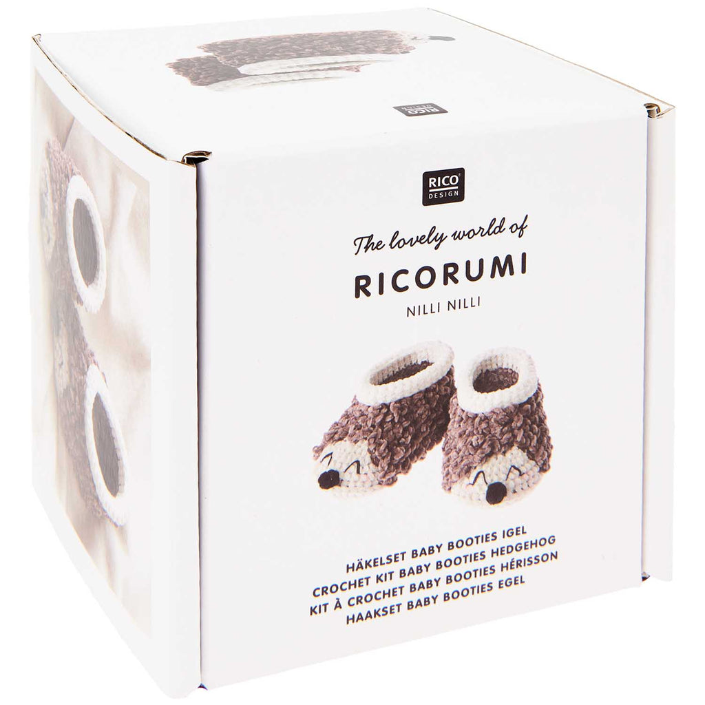 Ricorumi Baby Booties Kit - Hedgehog