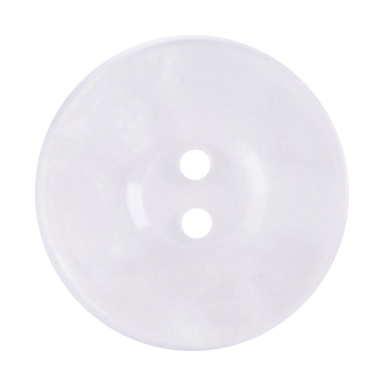 Buttons: 2 hole: 18mm: Pearl White