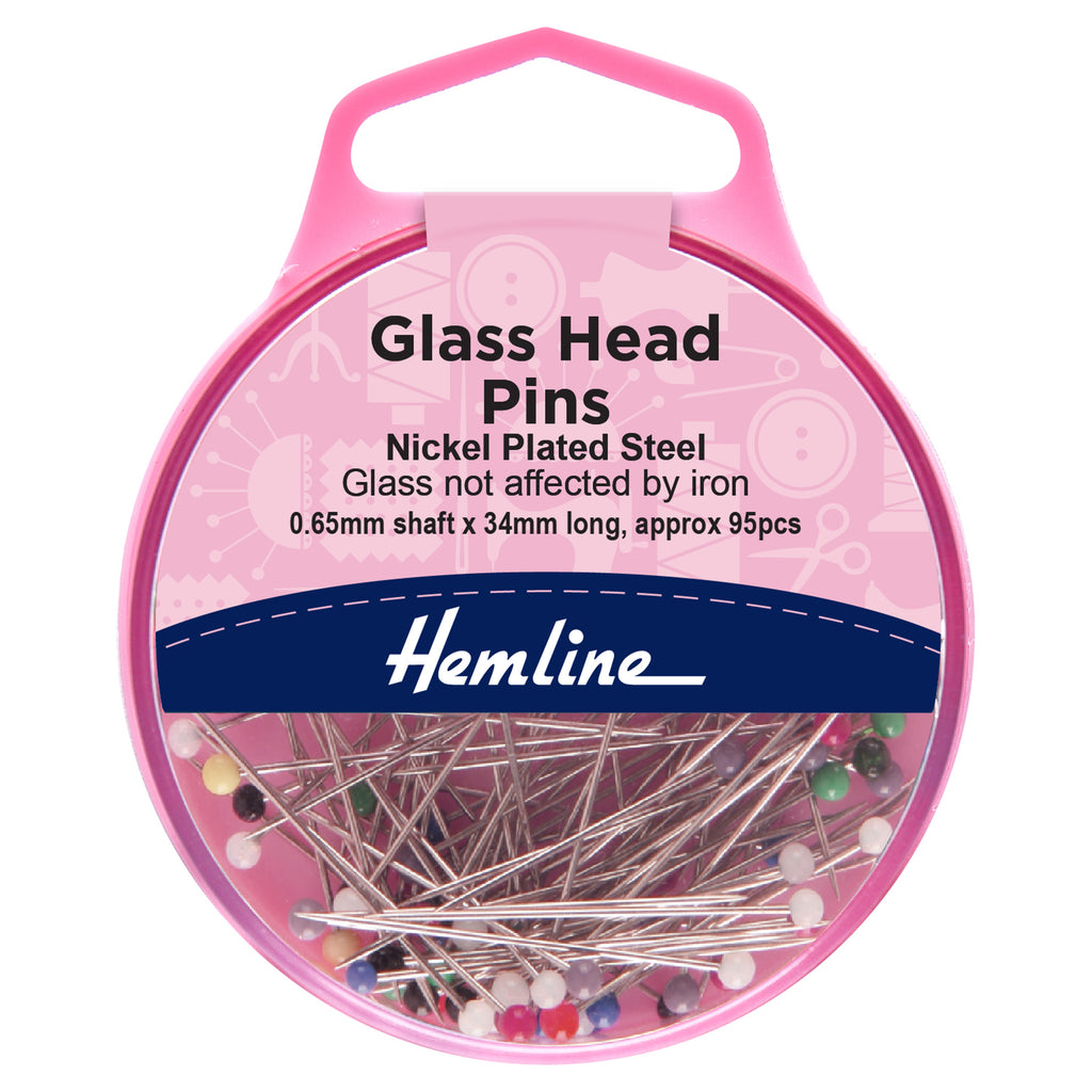 Glass Head Pins