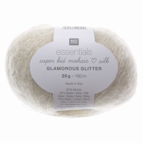 Rico Essentials Super Kid Mohair Loves Silk Glamorous Glitter 25g
