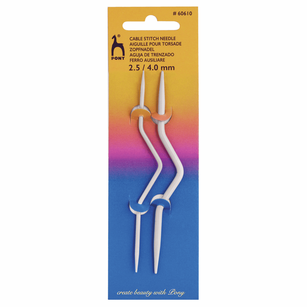 Cable Needle Bent: 2.50 & 4.00mm