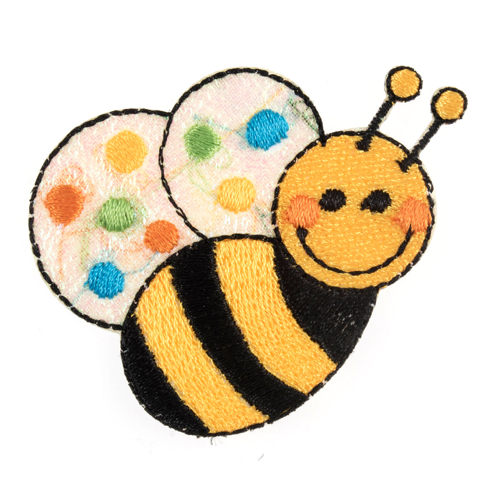 Motif: Bumble Bee: Iron On and Sew On