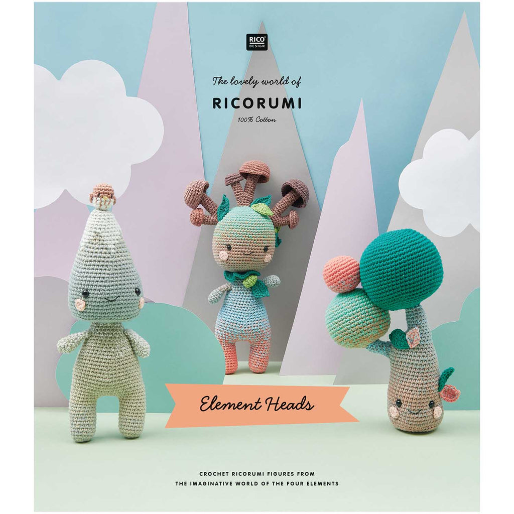 Rico Ricorumi Pattern Book - Element Heads