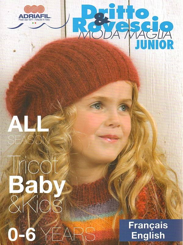 Adriafil Dritto & Rovescio Junior - All Season Tricot Baby & Kids - Pattern Book