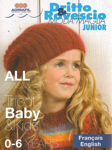 Adriafil Dritto & Rovescio Junior - All Season Tricot Baby & Kids - Pattern Book