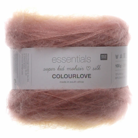 Rico Essentials Super Kid Mohair Loves Silk Colour Love 100g