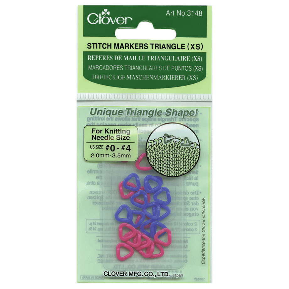 Stitch Markers: Triangle (XS) - 24 pack