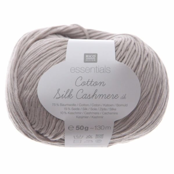 Sợi Luxury Cotton Silk Cashmere dk - Rico Design dùng để đan móc Sợi Luxury Cotton Silk Cashmere dk - Rico Design dùng để đan móc