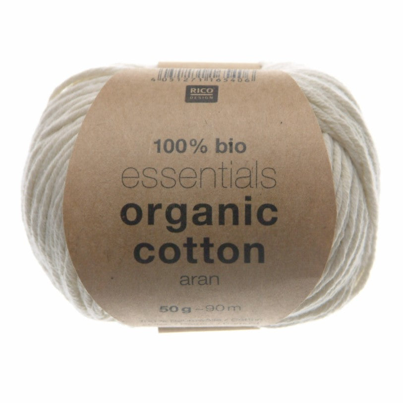 Rico Essentials Organic Cotton Aran 50g