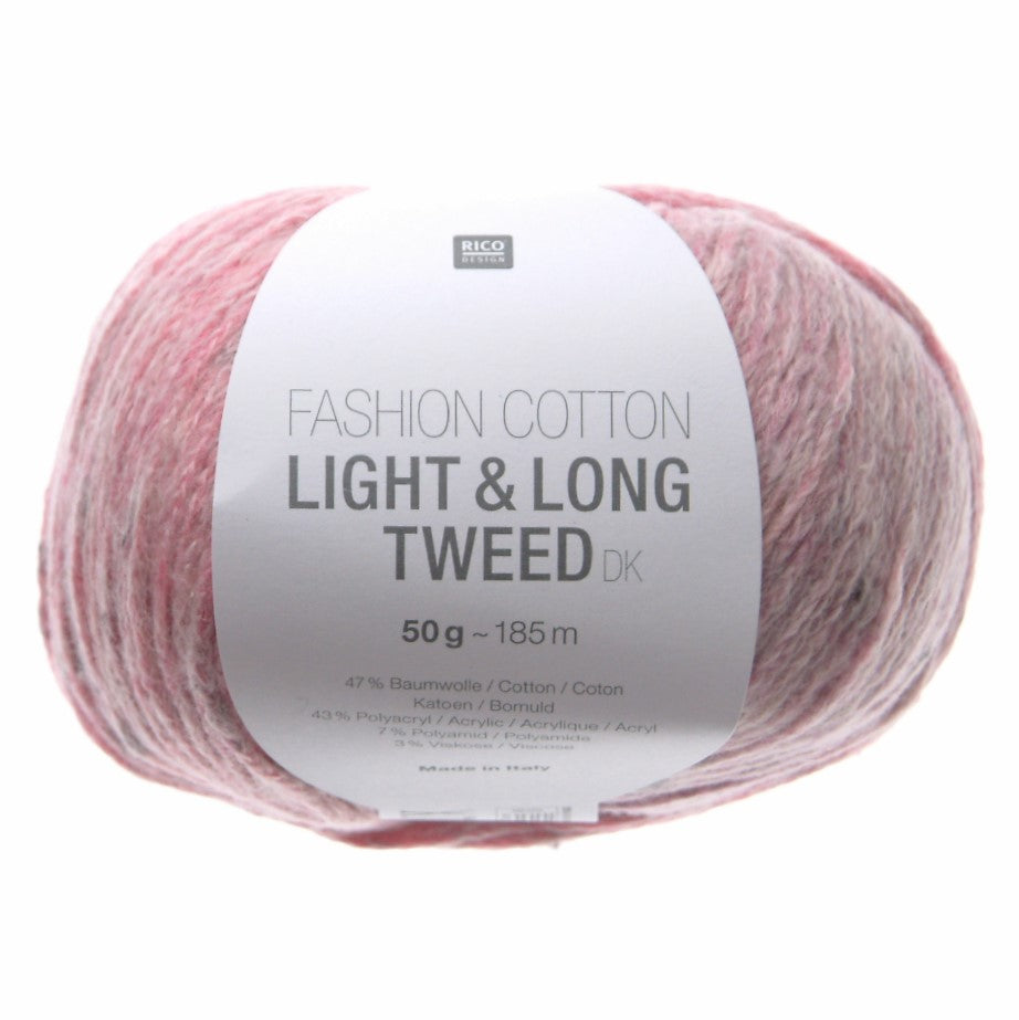 Rico Fashion Cotton Light & Long Tweed DK