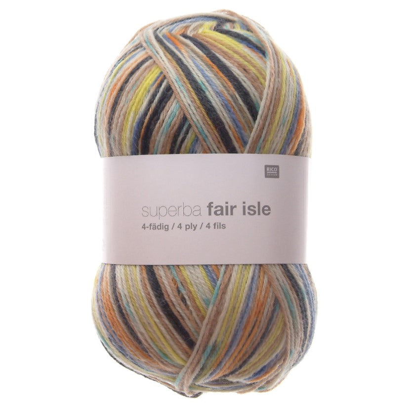 Rico Superba Fair Isle 4ply