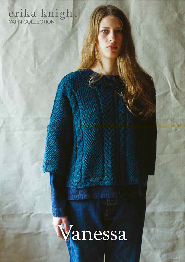 Erika Knight Pattern 068 Vanessa - British Blue 100