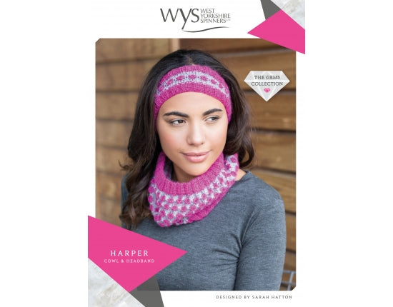 West Yorkshire Spinners Pattern - Harper Cowl & Headband