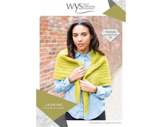 West Yorkshire Spinners Pattern - Jasmine Triangular Shawl