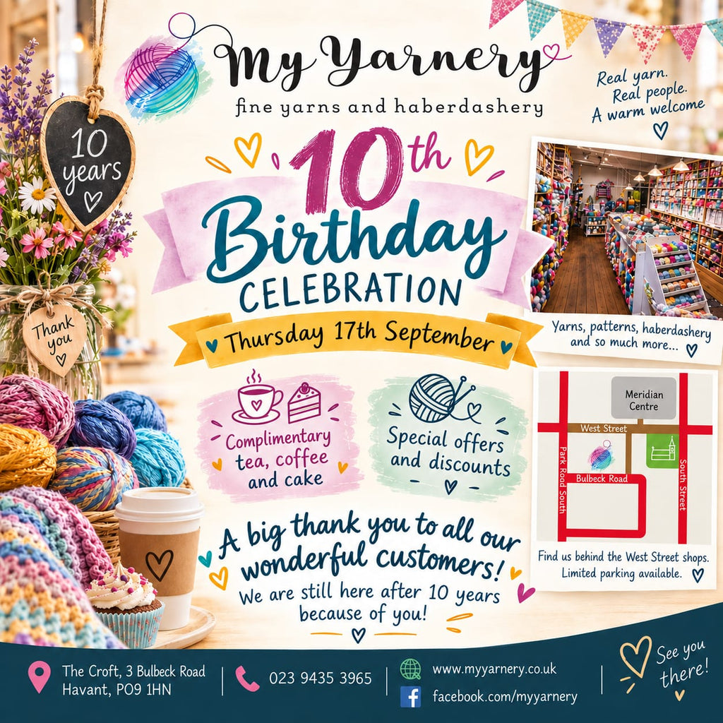 Havant's Best Loved Wool Shop Celebrates 10 Years!