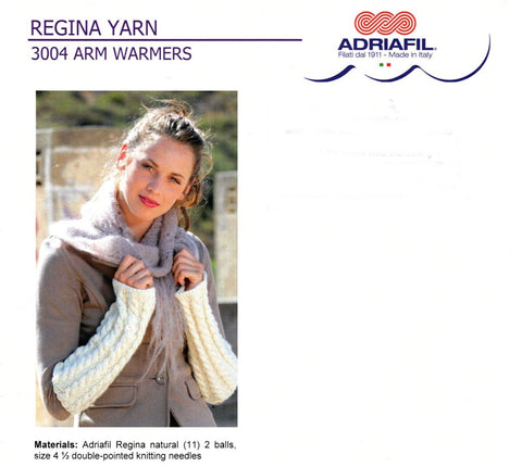 Adriafil Pattern Arm Warmers 3004 - Regina