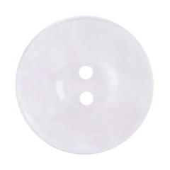 Buttons: 2 hole: 18mm: Pearl White