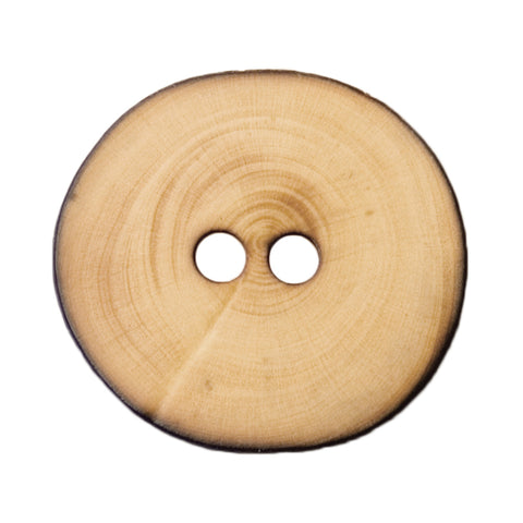 15mm Round Wooden Button