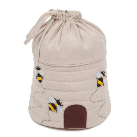 Craft Bag - Drawstring - Bee Hive Design