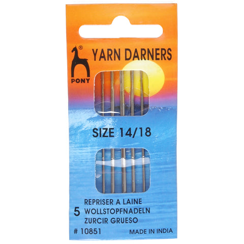 Hand Sewing Needles: Darners: Gold Eye: Sizes: 14-18