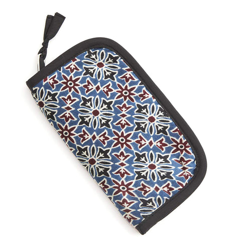 Lantern Moon Accessories Case - Knit-Aid - Ajrak Design