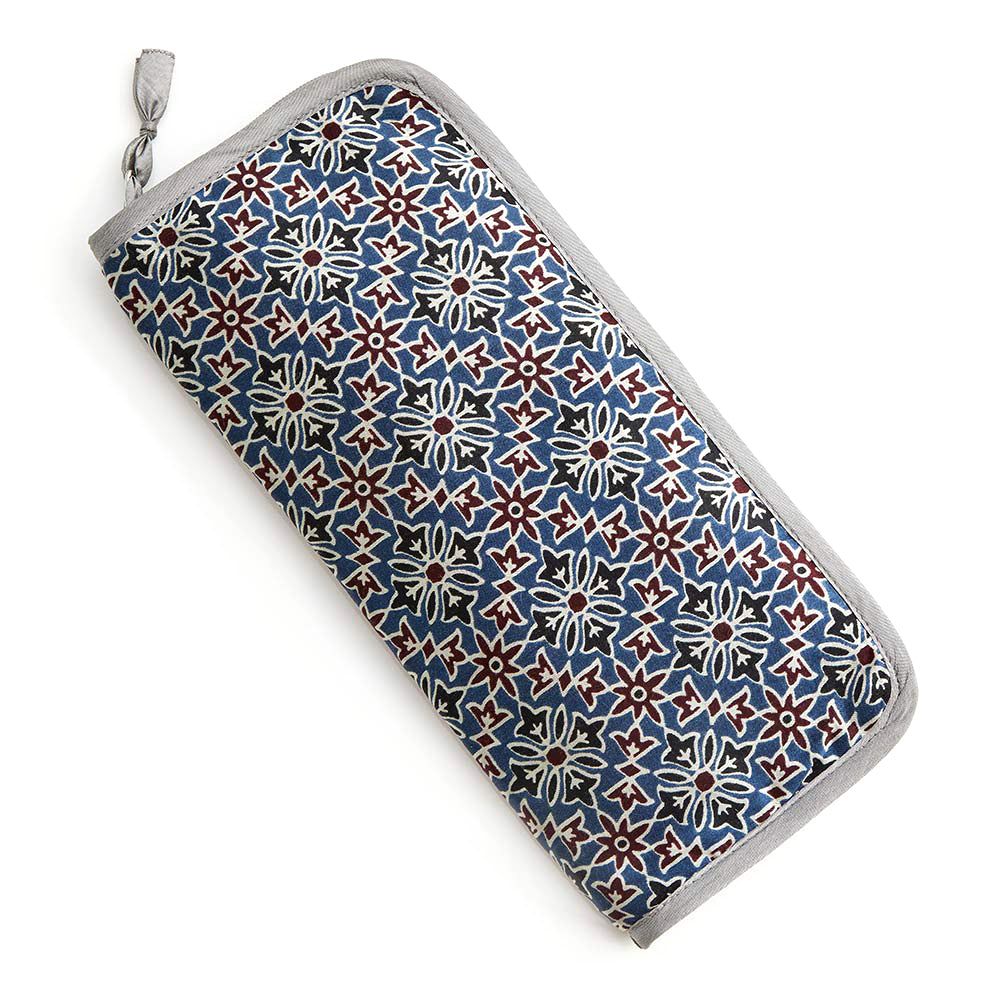 Needle Case - Fixed Circular Needles - Ajrak Design