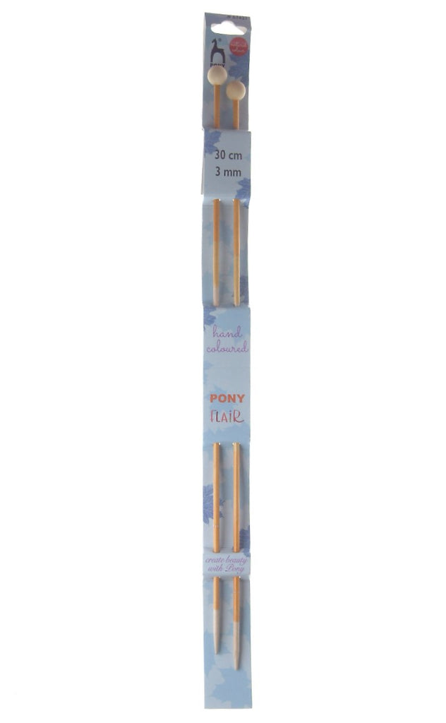 Pony Flair Knitting Needles - Hand Coloured 30cm