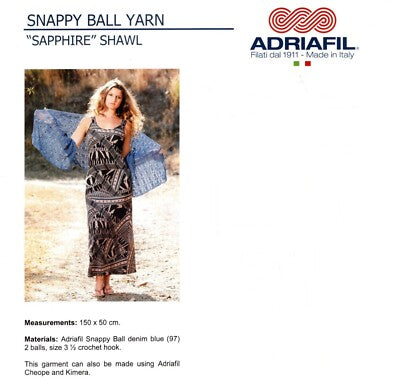 Adriafil Pattern Sapphire - Snappy Ball