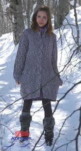 Adriafil Pattern Serena Coat - New Zealand Print