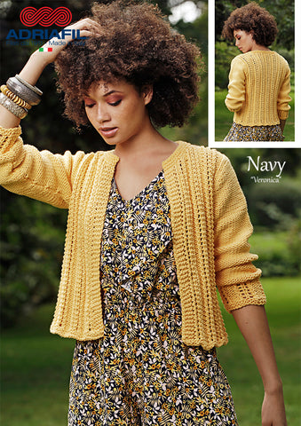 Adriafil Pattern Veronica - Navy