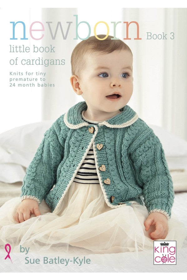 King Cole Newborn Book 3 - Little Book of Cardigans