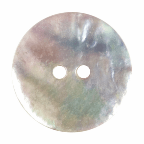 18mm Agoya Shell 2 Hole Button: Mother of Pearl