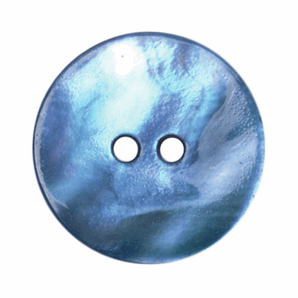 18mm Dark Royal Blue Shell Button