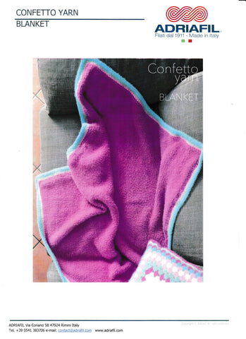 Adriafil Pattern Blanket - Confetto