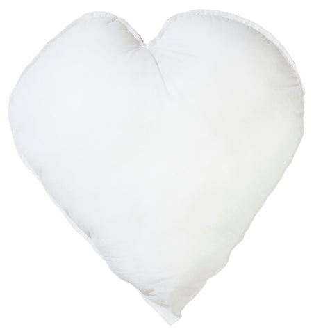 Cushion Pad: Heart-Shaped: 18” x 18”