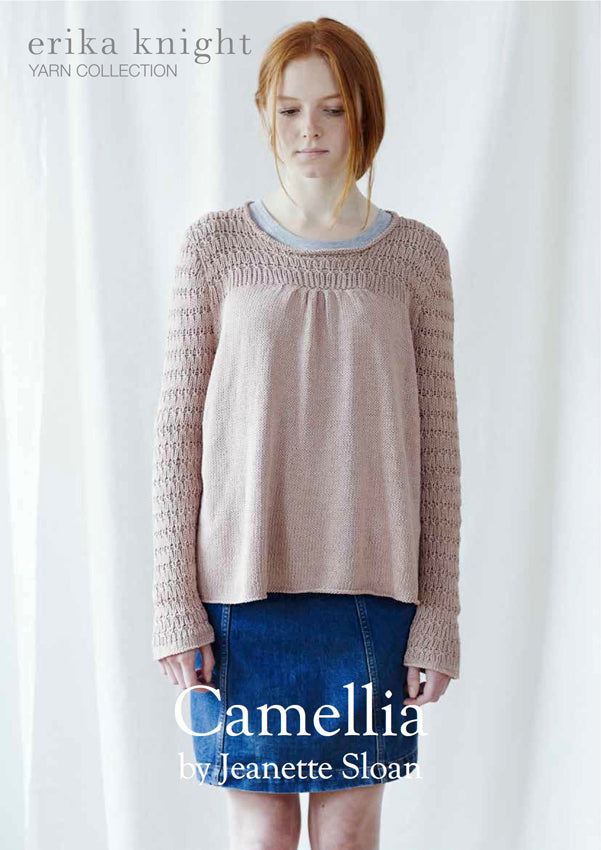 Erika Knight Pattern 066 Camellia - Studio Linen