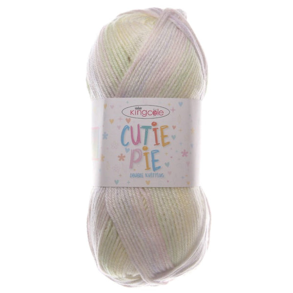 King Cole Cutie Pie DK Yarn in 5387 - Raspberry Pie - 100g Ball of Var