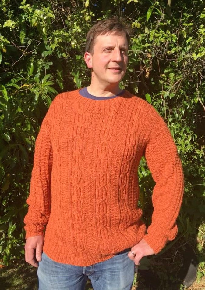 Hand-Knitted Mans Sweater