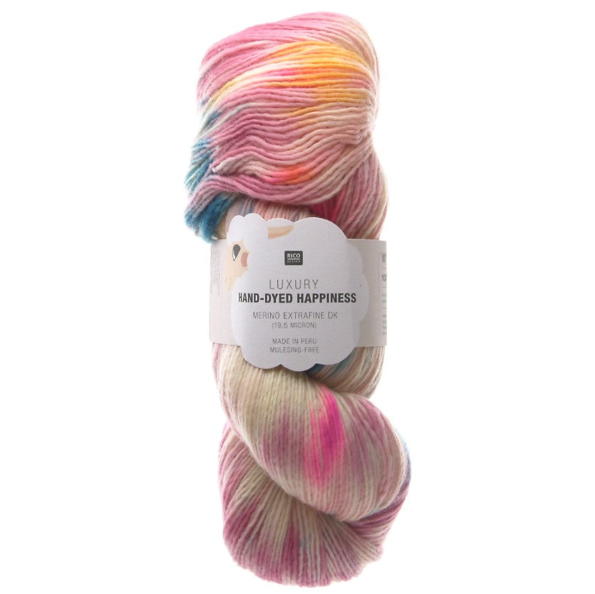 Rico Luxury Hand-Dyed Happiness DK