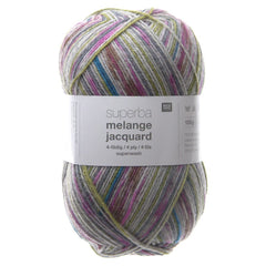 Rico Superba Melange Jacquard 4ply