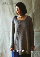 Erika Knight Pattern 070 Virginia - British Blue 100