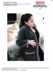 Adriafil Pattern Dressing Gown - Confetto